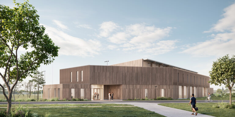 Lauréat pour la construction d&rsquo;un bâtiment sportif à Flamanville (50)